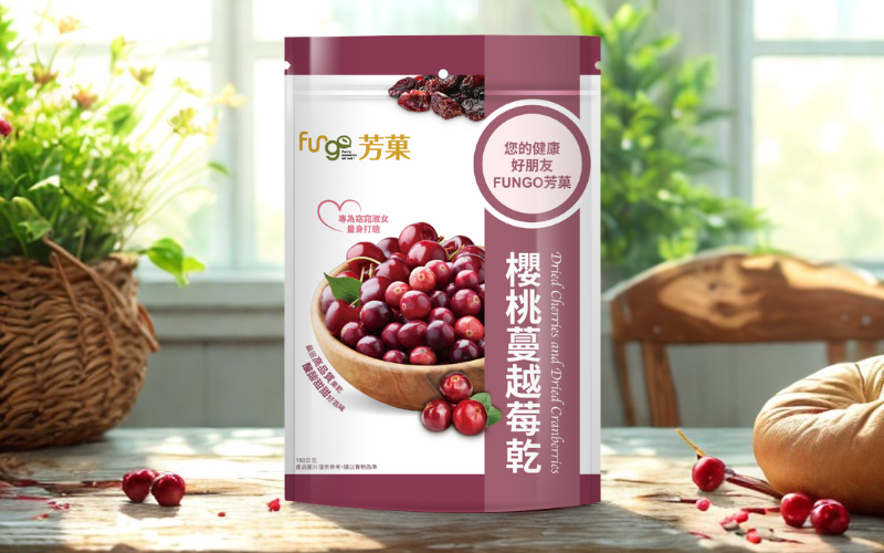Fungo 櫻桃蔓越莓乾150g