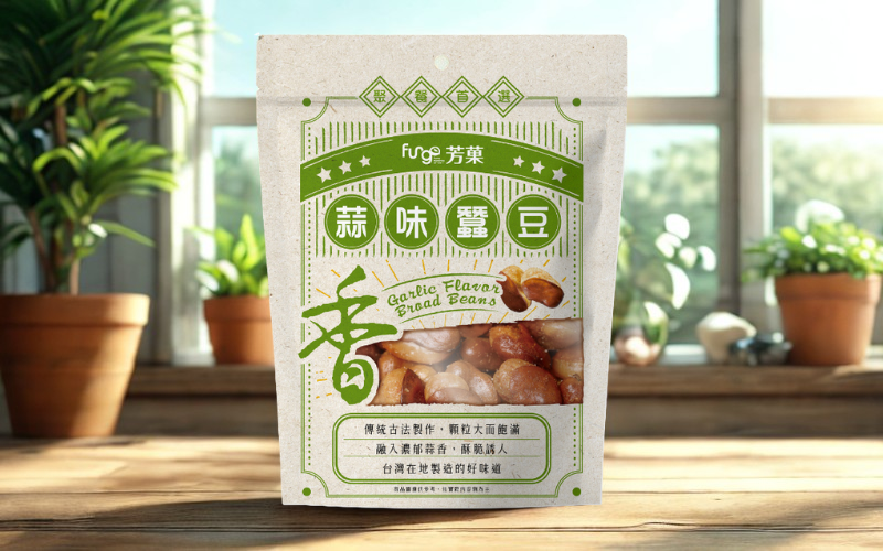 Fungo 蒜味蠶豆160g